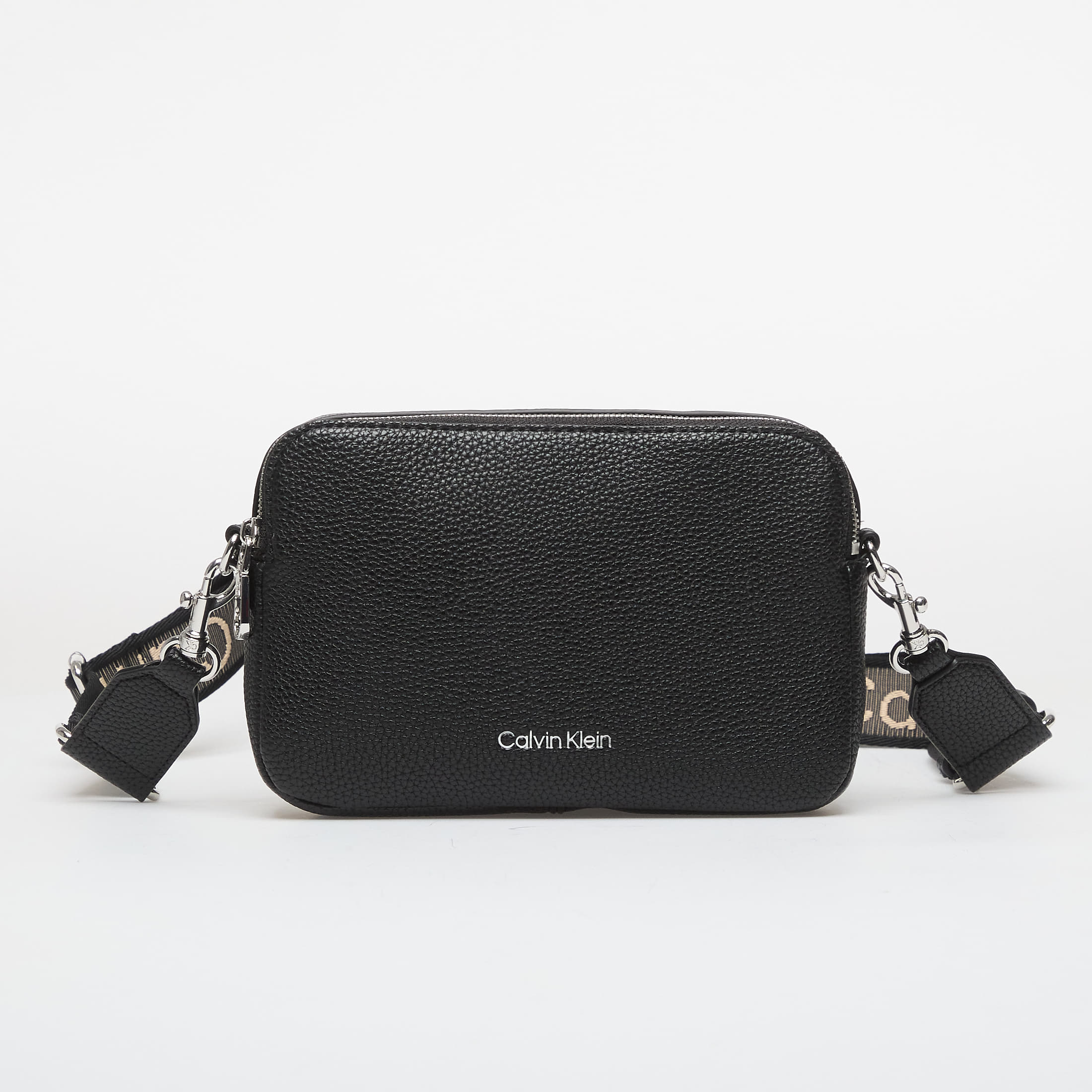 Calvin Klein Webbing 2X Strap Camera Bag Black Universal