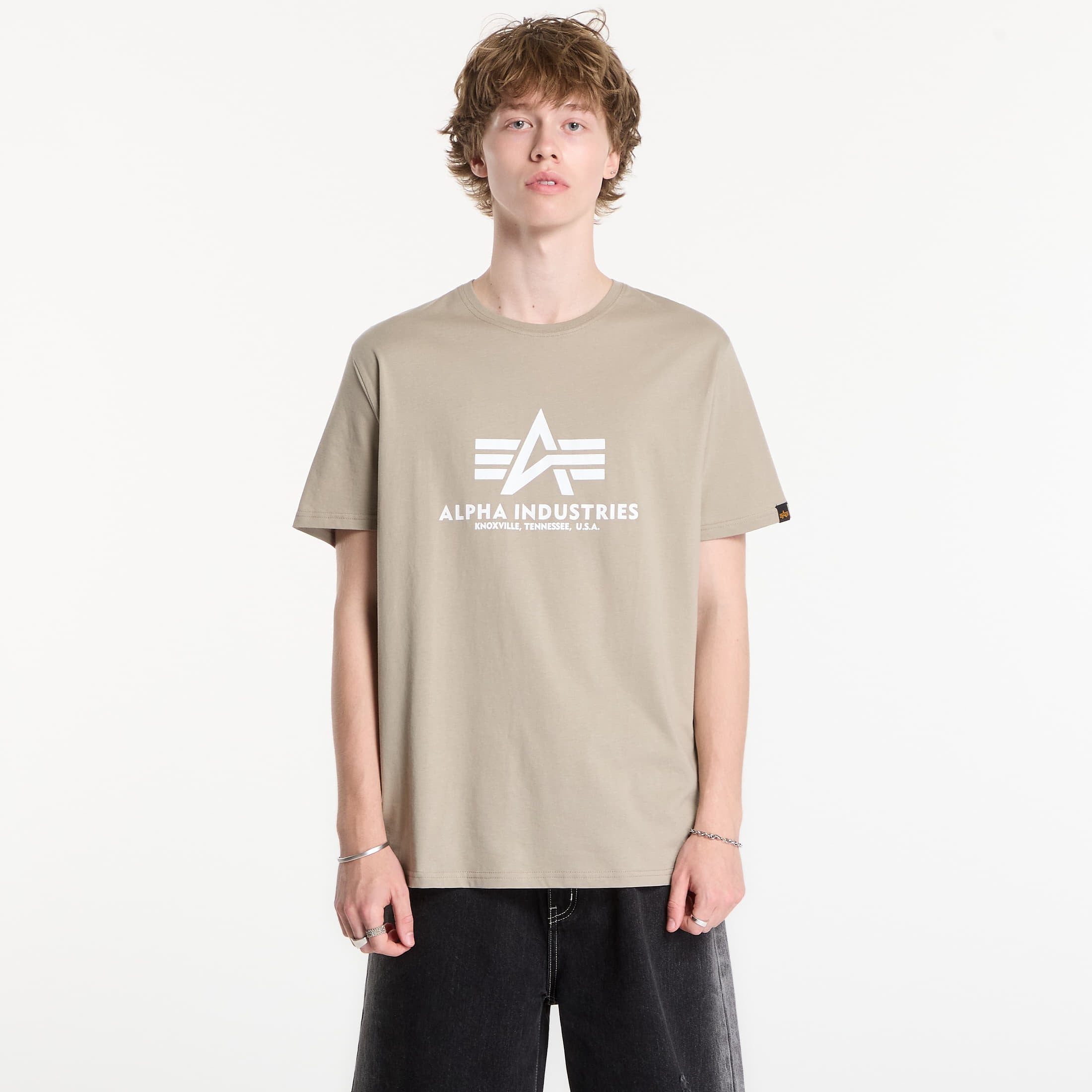 T-shirt Alpha Industries Basic T-Shirt Vintage Sand L