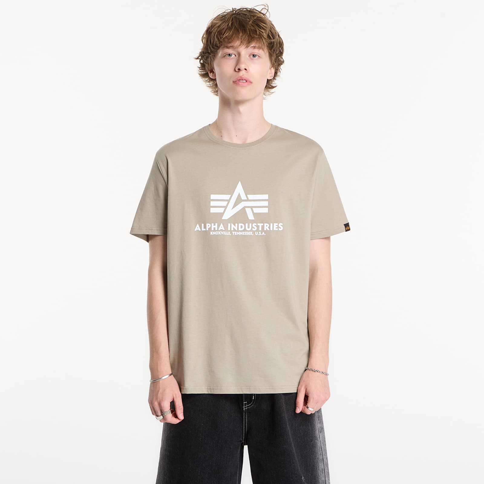 Men's T-shirts Alpha Industries Basic T-Shirt Vintage Sand