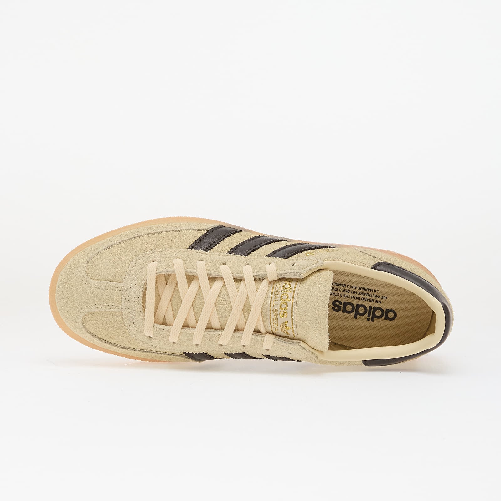 Dámské tenisky a boty adidas Handball Spezial Warm Vanilla/ Aurora Coffee/ Gold Met.