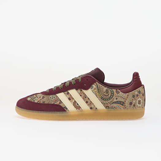 adidas x Liberty London Samba OG Maroon/ Warm Vanilla/ Olive Strata