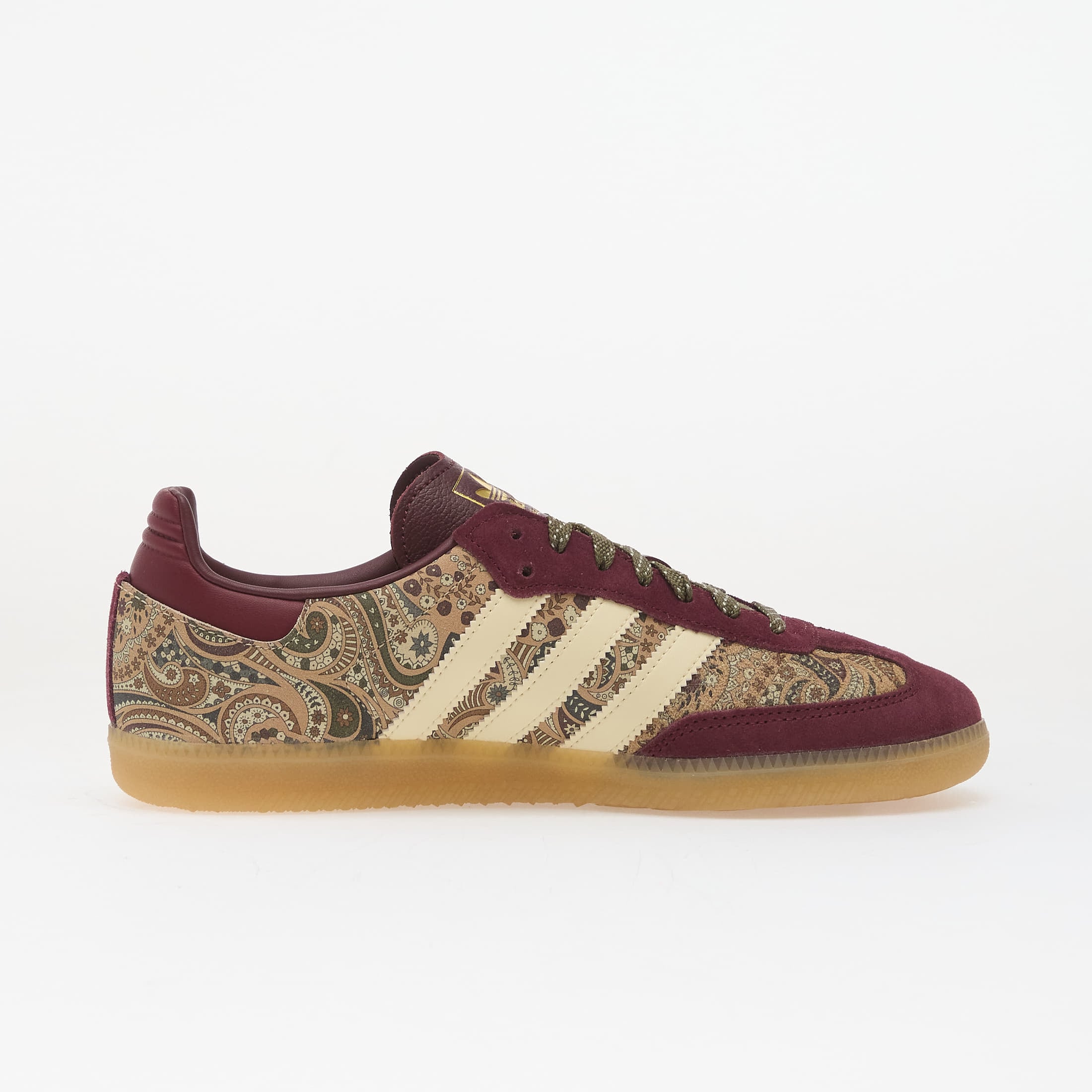 adidas Originals Sneakers adidas x Liberty London Samba OG Maroon/ Warm Vanilla/ Olive Strata EUR 35 1/2 - 3
