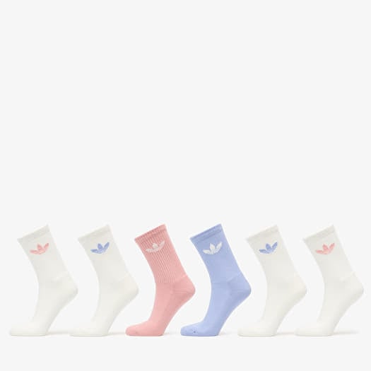 adidas Trefoil Crew Sock Cushion 6-Pack Chalk Blue