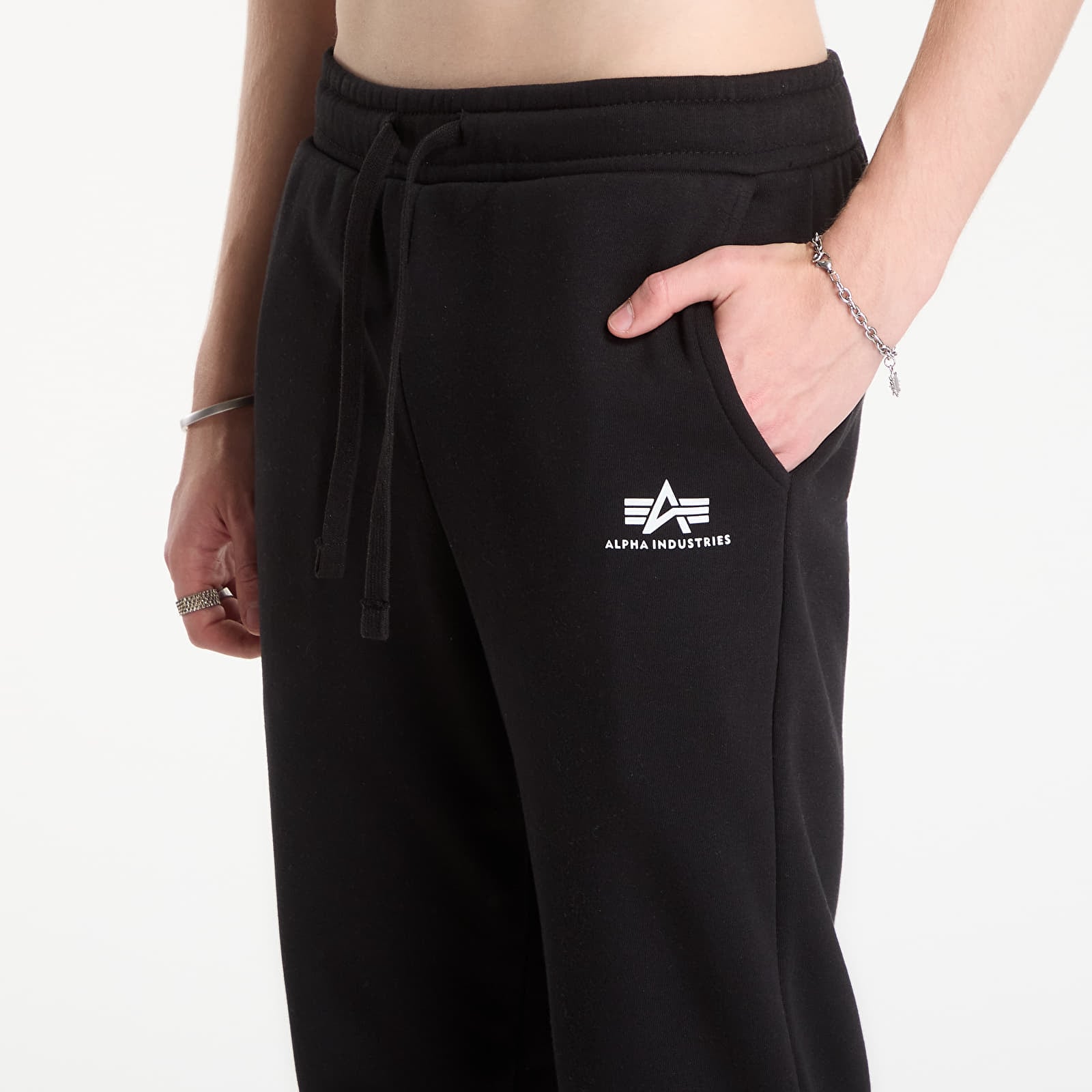 Ανδρικές φόρμες Alpha Industries Basic Small Logo II Jogger Black