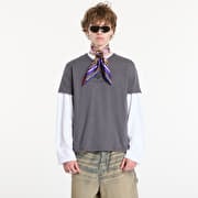 Alpha Industries Basic T-Shirt Contrast Stitch Grey Black/ Black