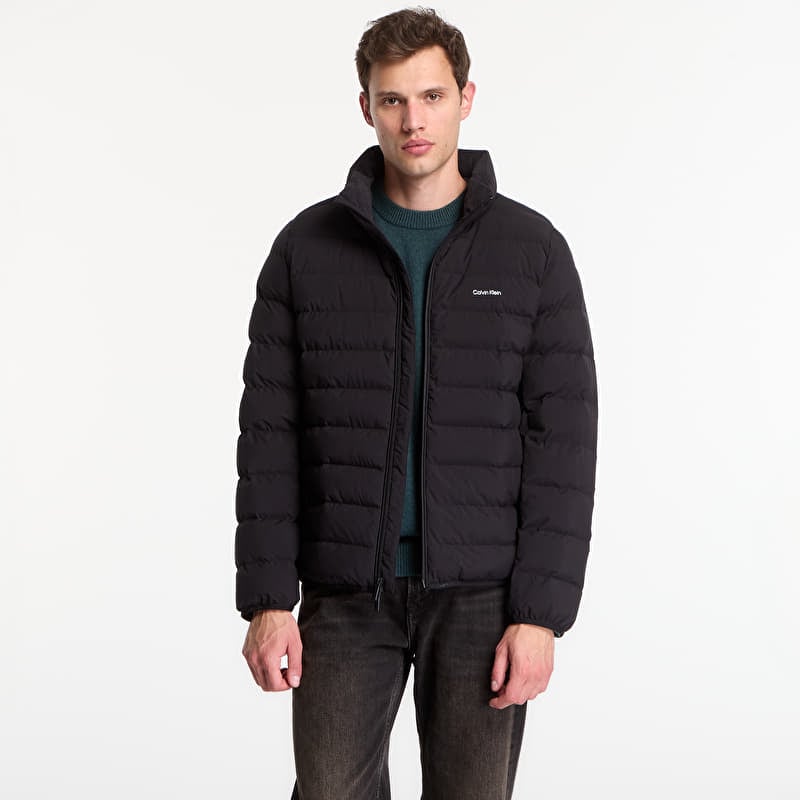 Striukė Calvin Klein Ls Classic Ltwt Nylon Puffer Jacket Black