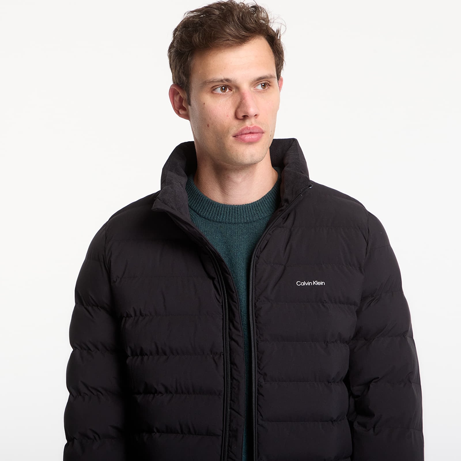 Jakne  Calvin Klein Ls Classic Ltwt Nylon Puffer Jacket Black