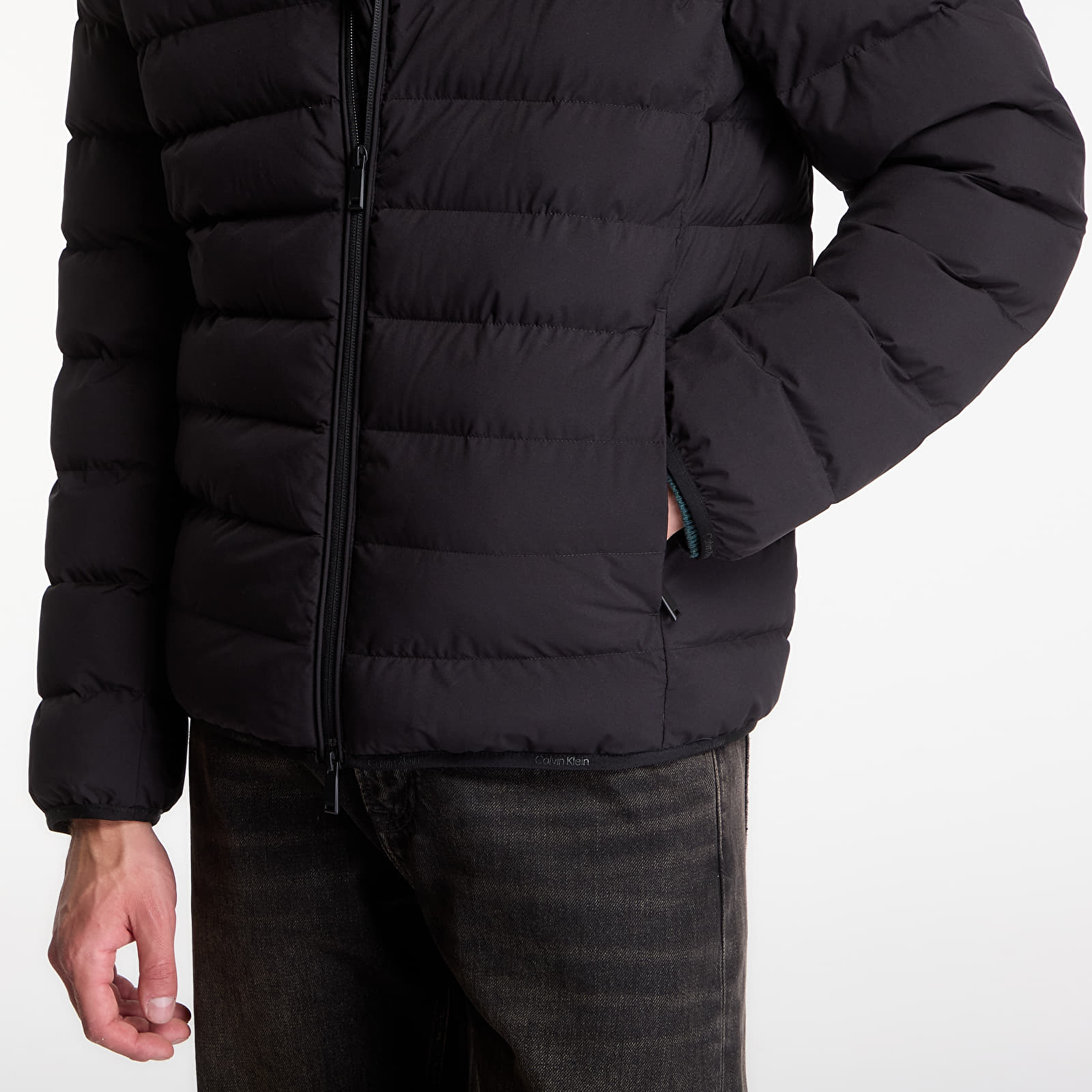 Jakne  Calvin Klein Ls Classic Ltwt Nylon Puffer Jacket Black