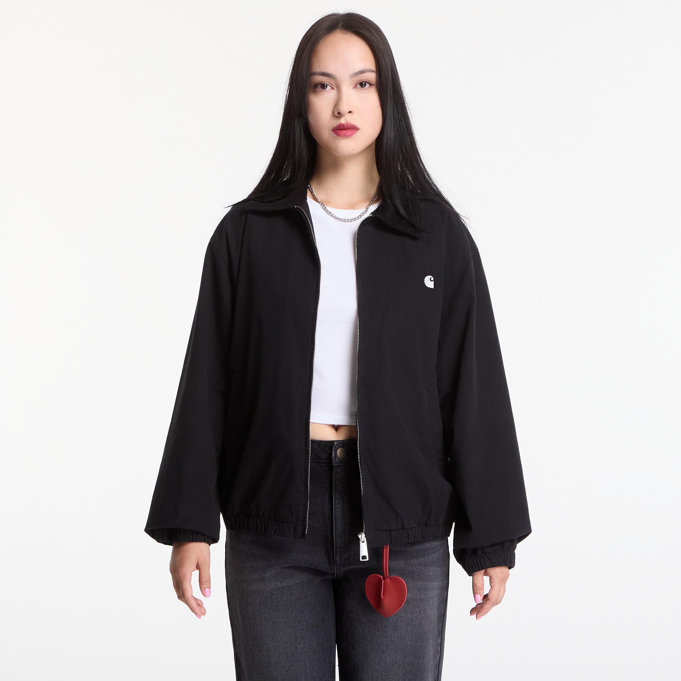 Jacket Carhartt WIP Madison Ripstop Jacket UNISEX Black/ Wax Garment Dyed L