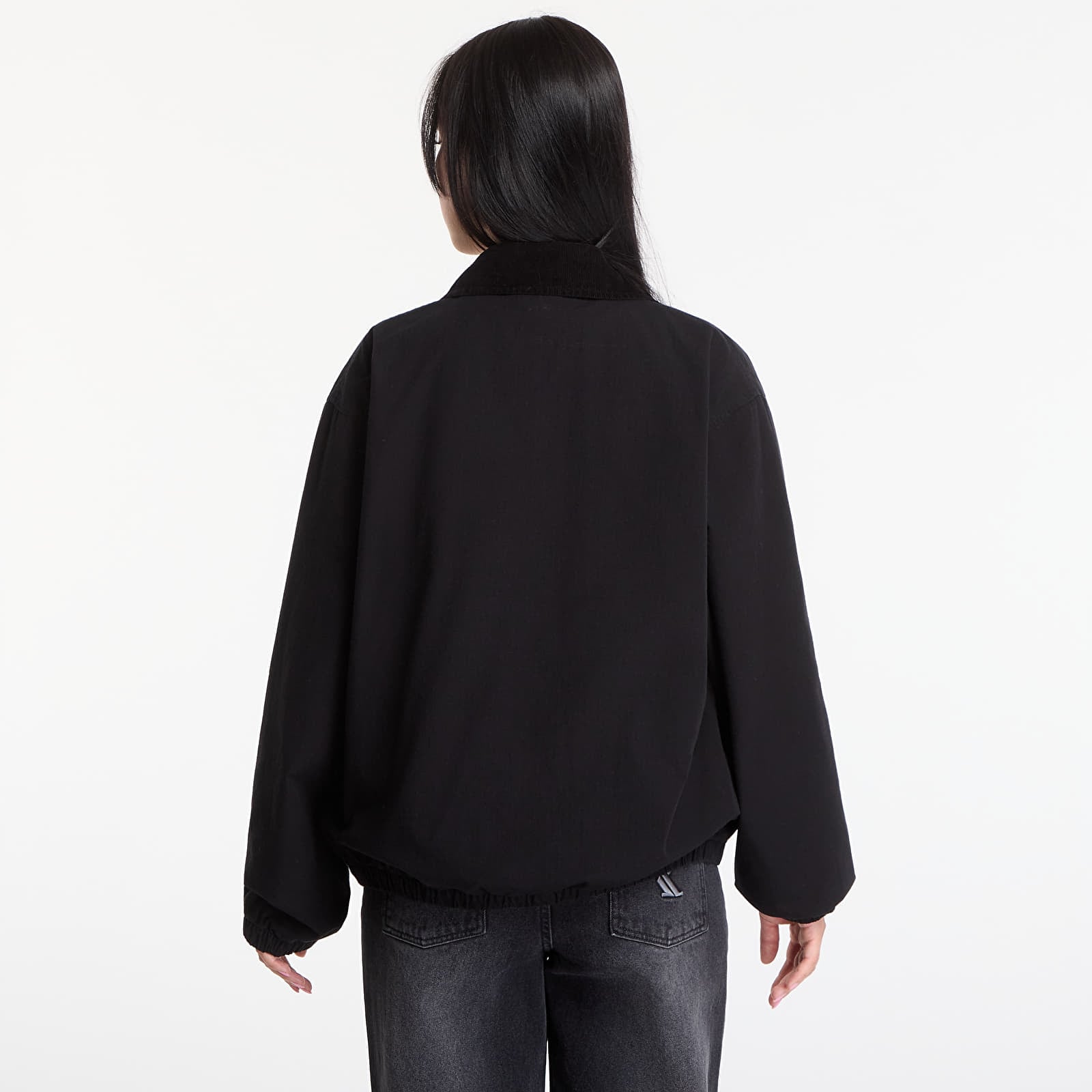 Herrenjacken Carhartt WIP Madison Ripstop Jacket UNISEX Black/ Wax Garment Dyed