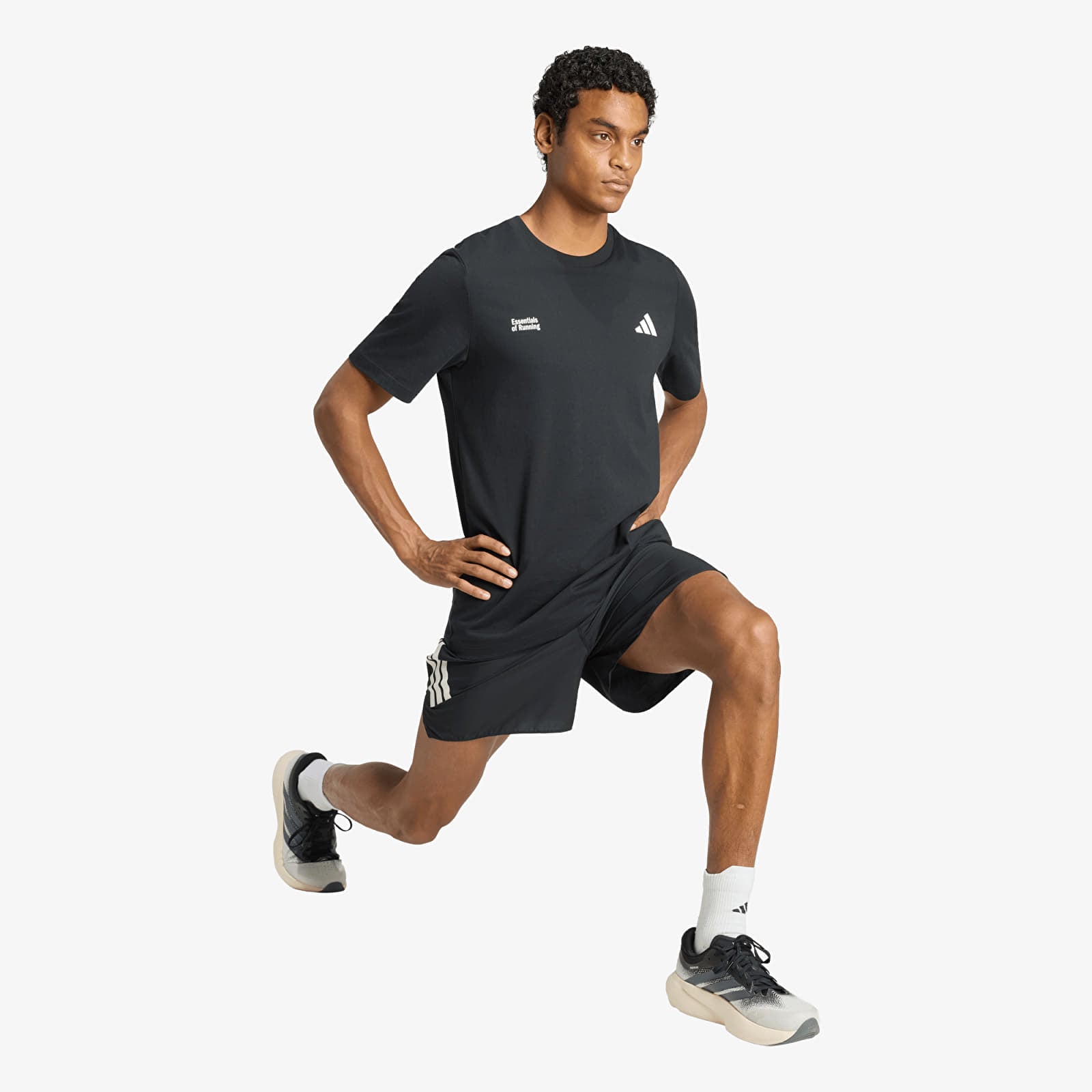 Tricouri bărbați adidas M Run Ess G T Black
