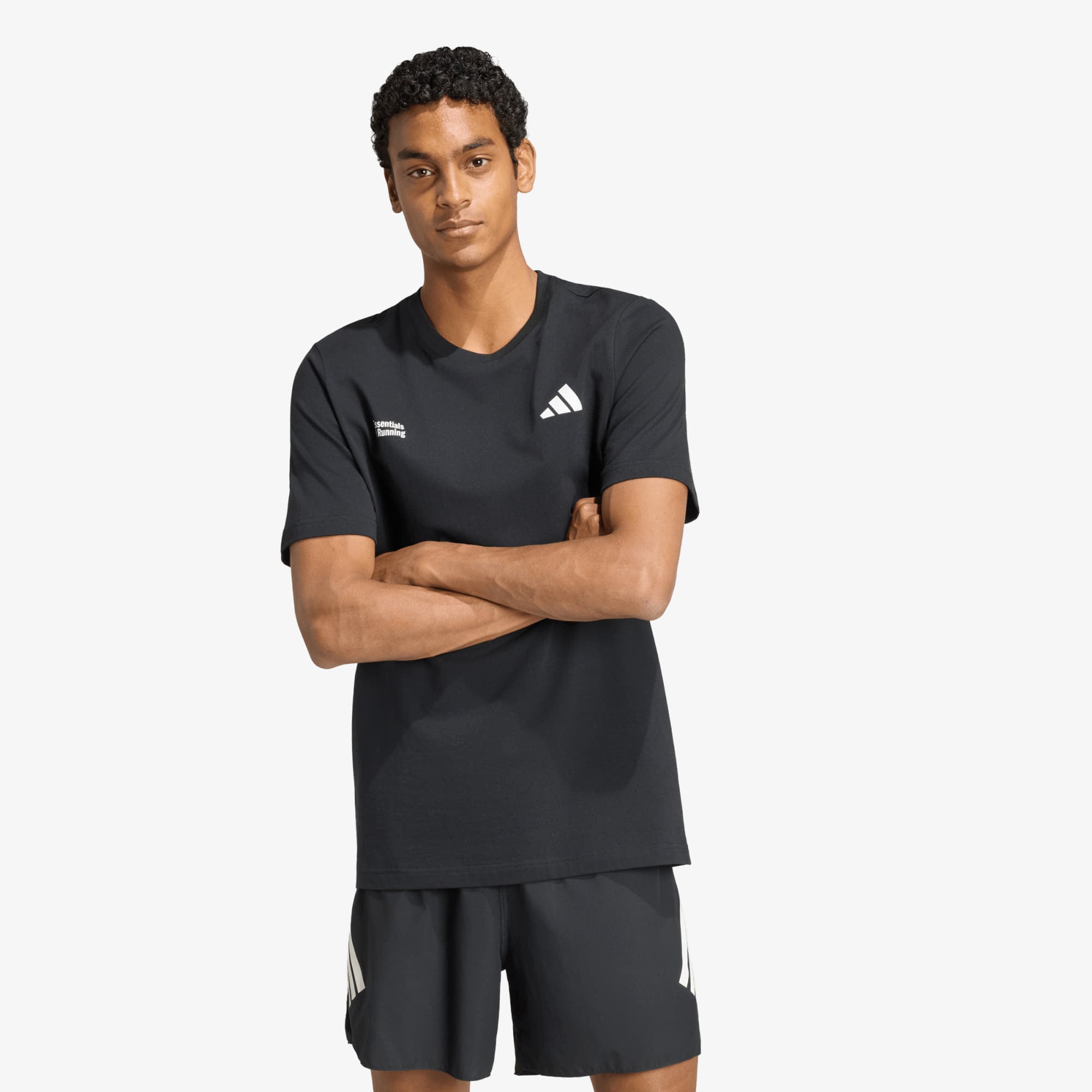 T-shirt adidas M Run Ess G T Black XL
