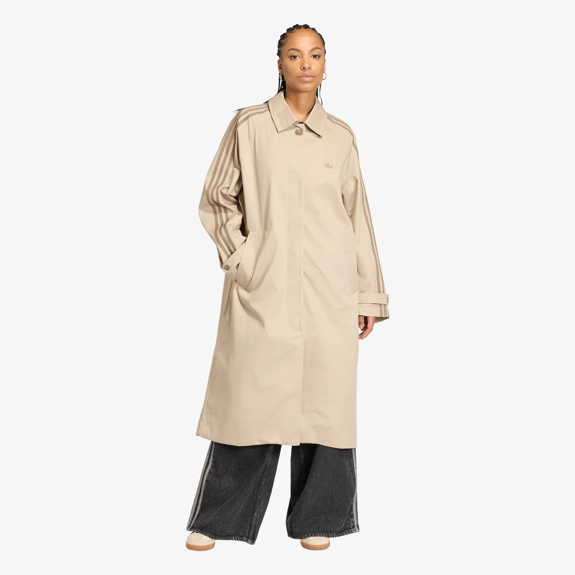 Coat adidas Mac Coat Khaki Three/ Khaki Six L