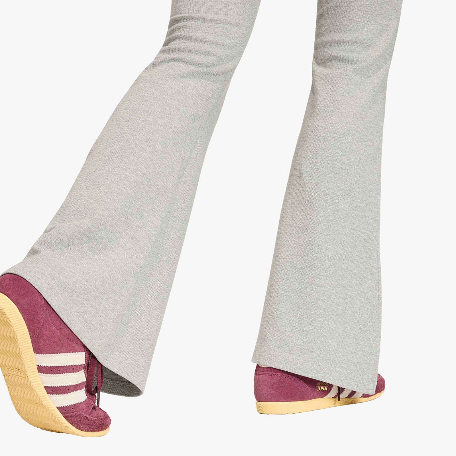 Leggings adidas Essentials Rib Flared Leggings Tights Medium Grey Heather