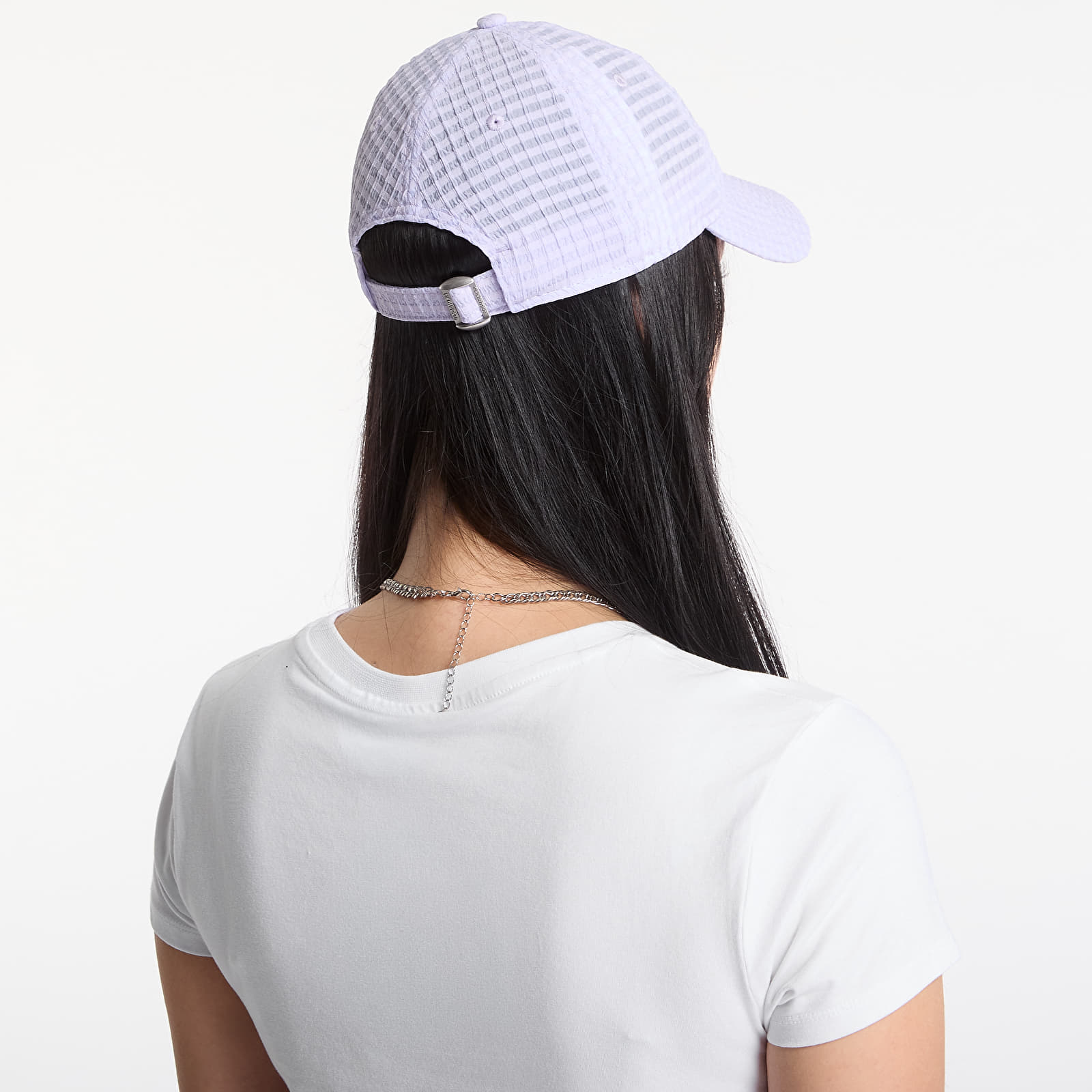 Caps for menn New Era 9TWENTY MLB Seersucker New York Yankees Pastel Lilac