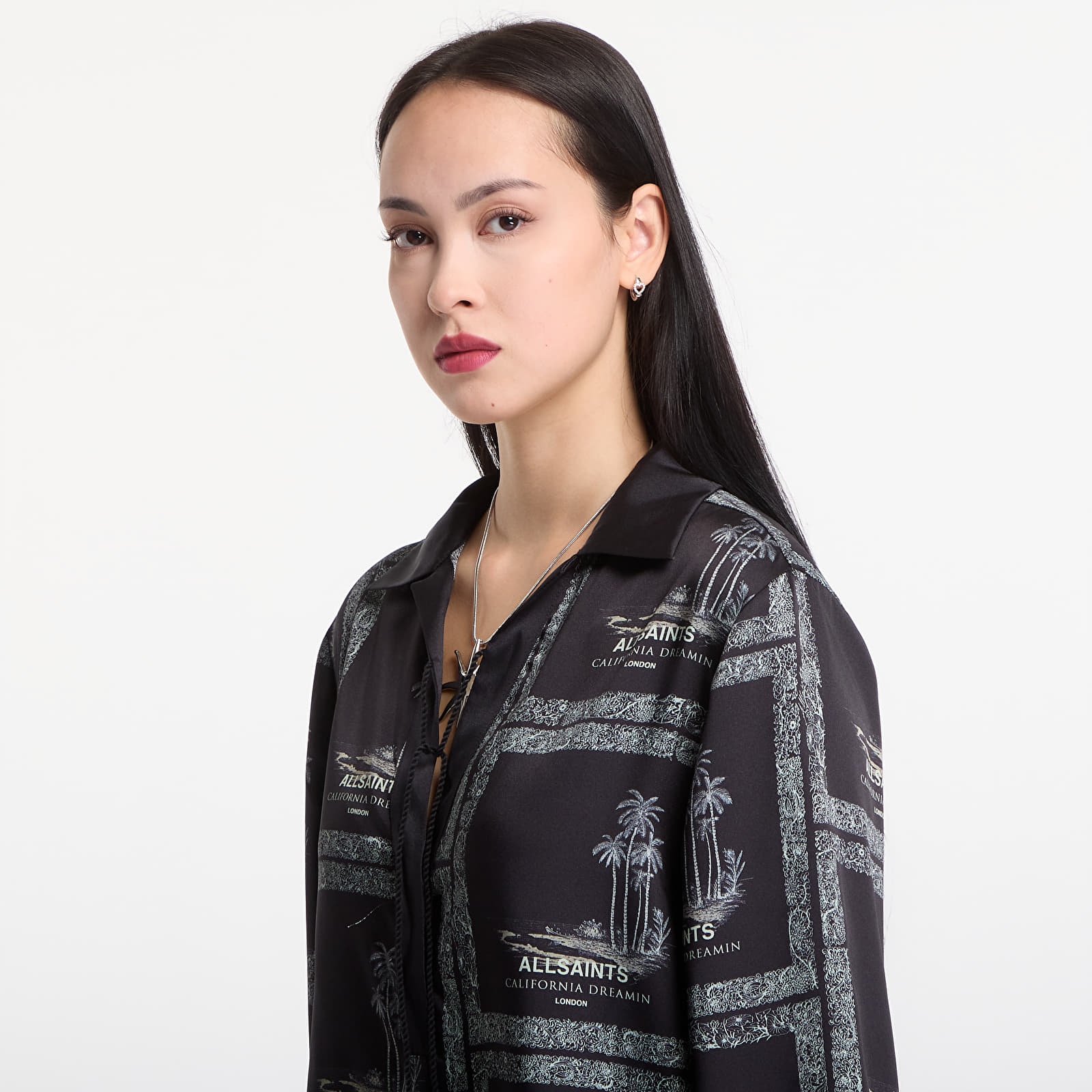 Shirts AllSaints Lettie Shirt Waimea Black