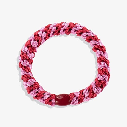 KKNEKKI Hair Tie Red Bubblegum Stripe