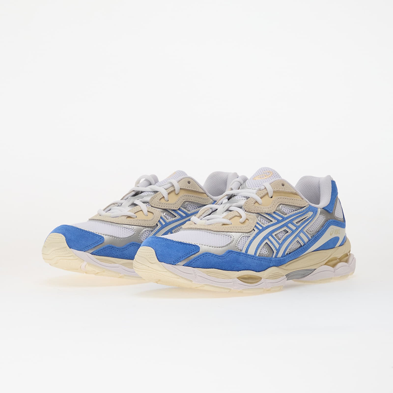 Turnschuhe und Schuhe für Männer Asics Gel-Nyc White/ Blue Coast