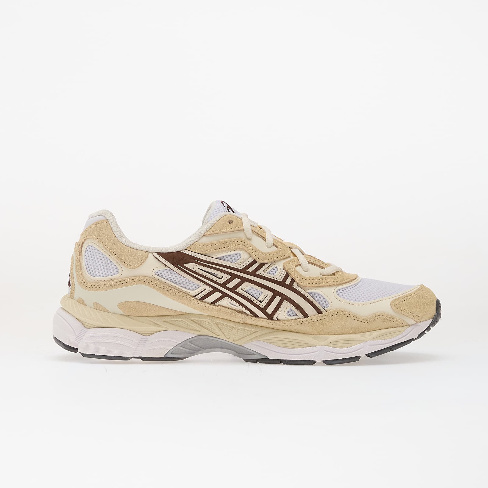 Joggesko og sko for menn Asics Gel-NYC White/ Roasted Coffee