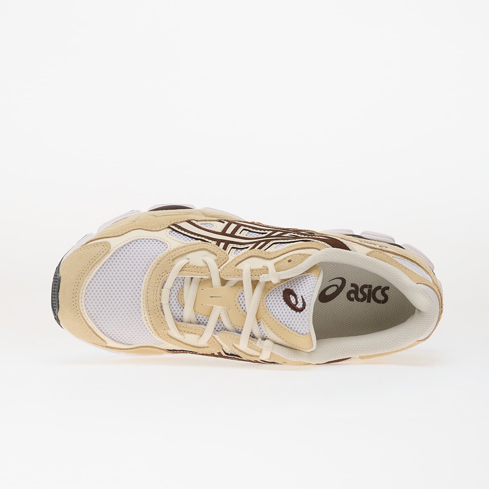Joggesko og sko for menn Asics Gel-NYC White/ Roasted Coffee
