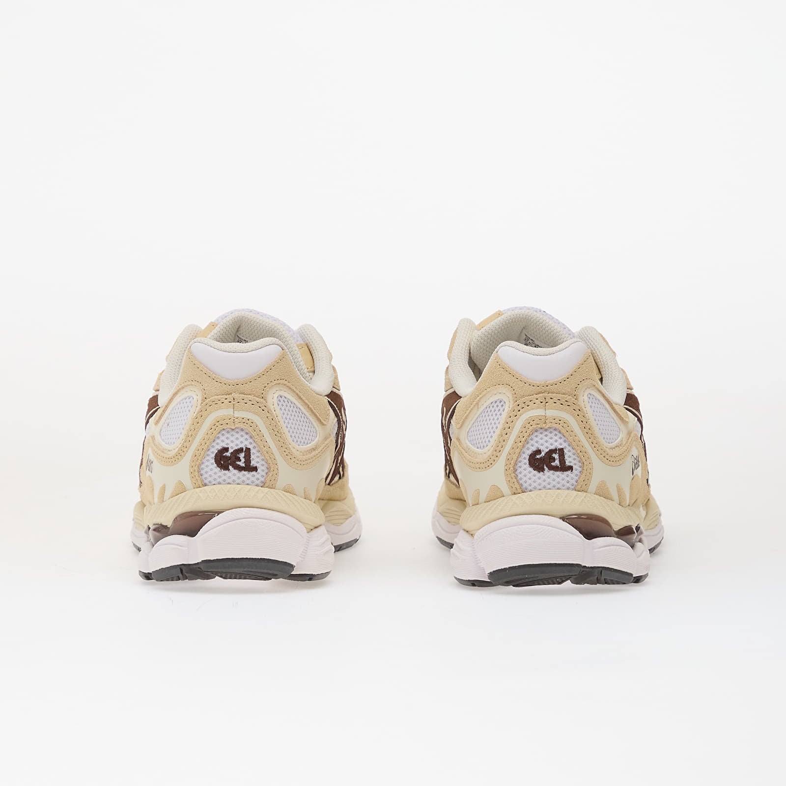 Joggesko og sko for menn Asics Gel-NYC White/ Roasted Coffee