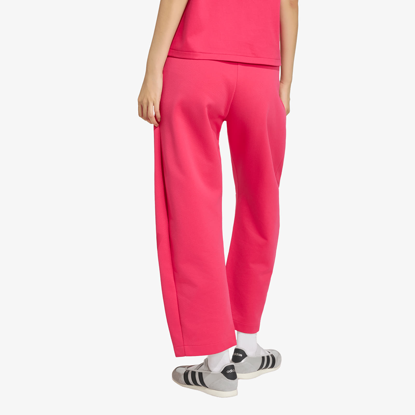 Naisten collegehousut adidas Z.N.E. Open Hem Pants Power Pink