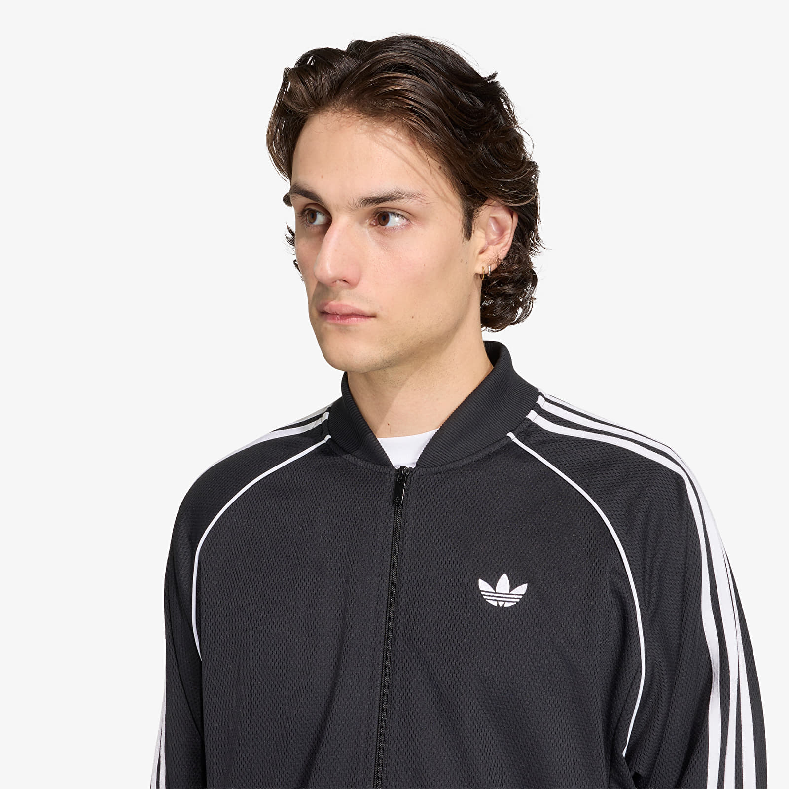Miesten takit adidas SST Adicolor Classics Mesh Tracktop Black