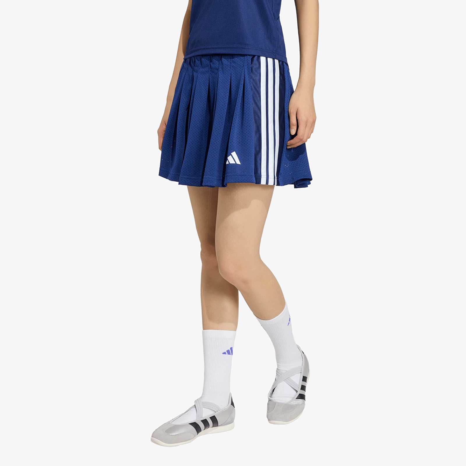 Saias de mulher adidas Stadium 2in1 Skirt Dark Blue