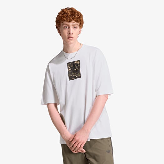 T-shirt adidas Camo Tee Tongue Label White