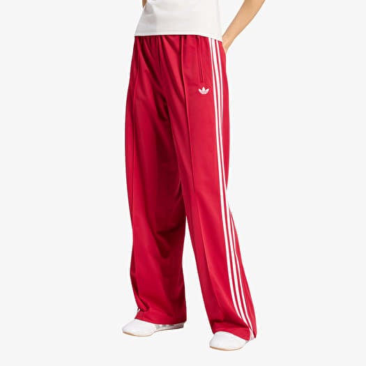 adidas Firebird Loose Track Tracksuit Bottoms Team Victory Red/ White