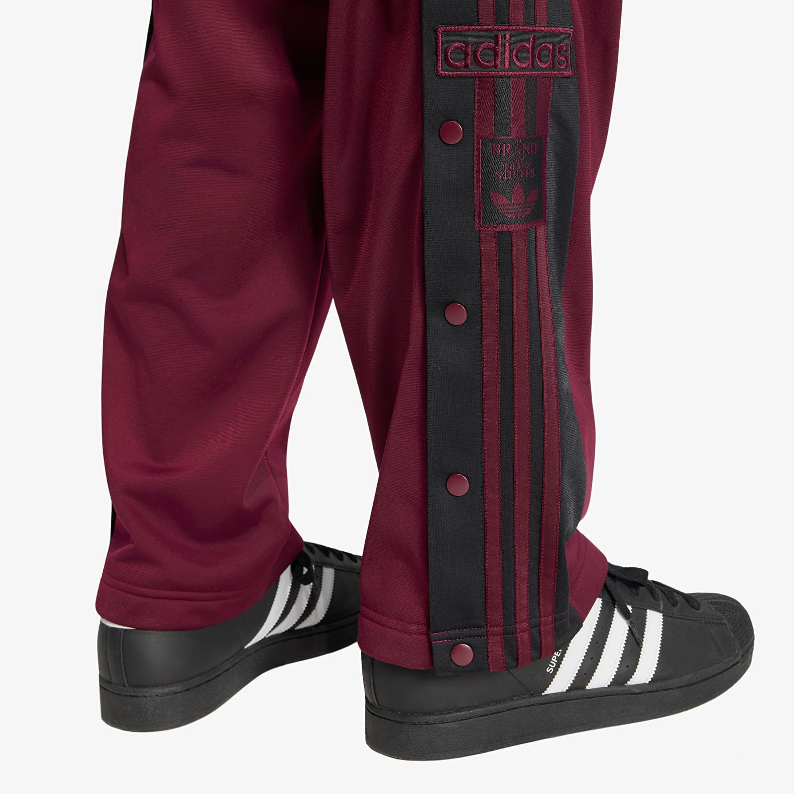 Pantalones de chándal para hombre adidas Adibreak Classic Track Pants Maroon