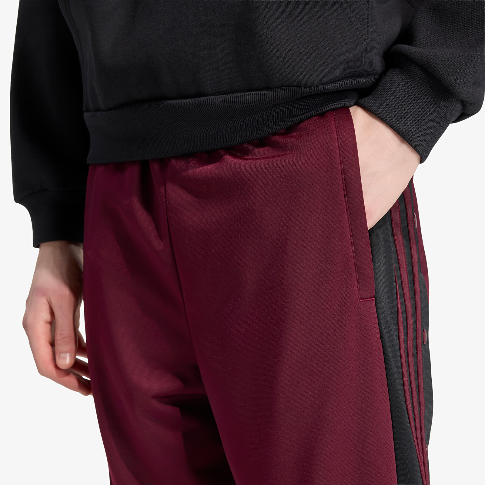Pantalones de chándal para hombre adidas Adibreak Classic Track Pants Maroon