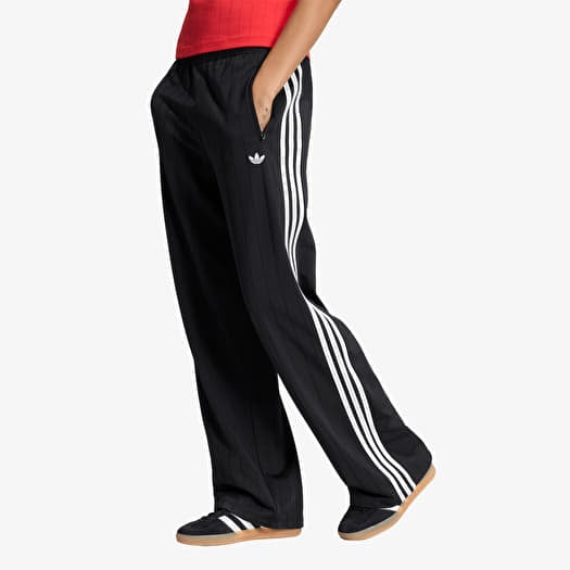adidas Pinstripe Firebird Loose Trackpant Black/ White/ Grey Two