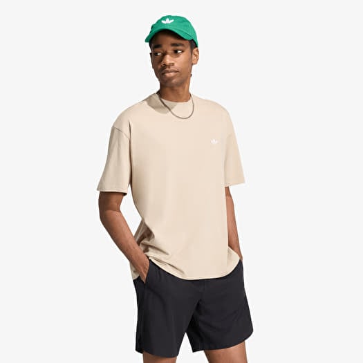 T-shirt adidas Trefoil Essentials Loose Dropped Shoulder T-Shirt Khaki Three