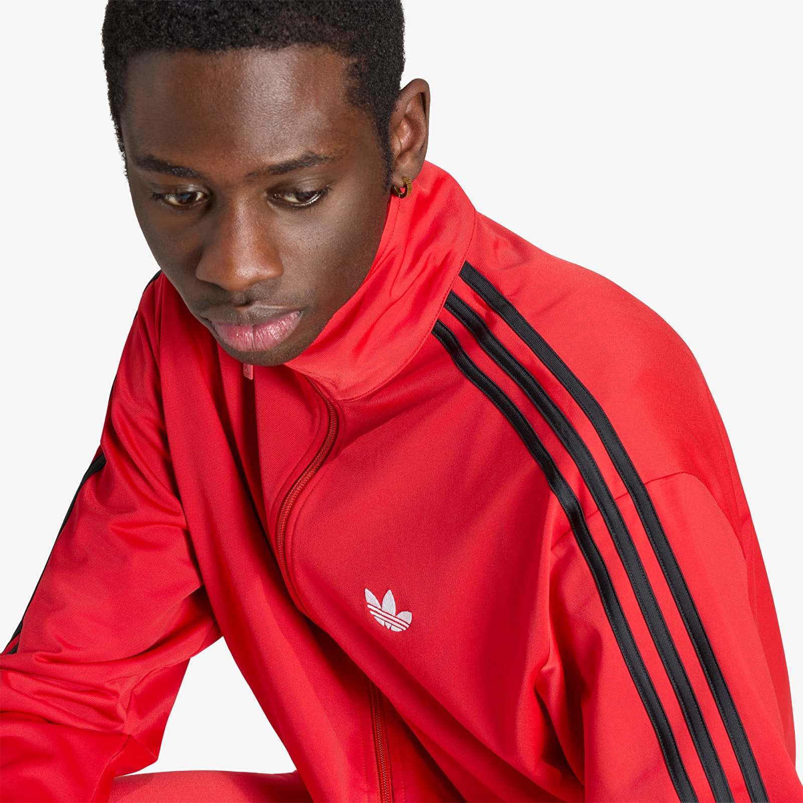 Men's sweatshirts adidas Firebird Track Jacket Vivid Red