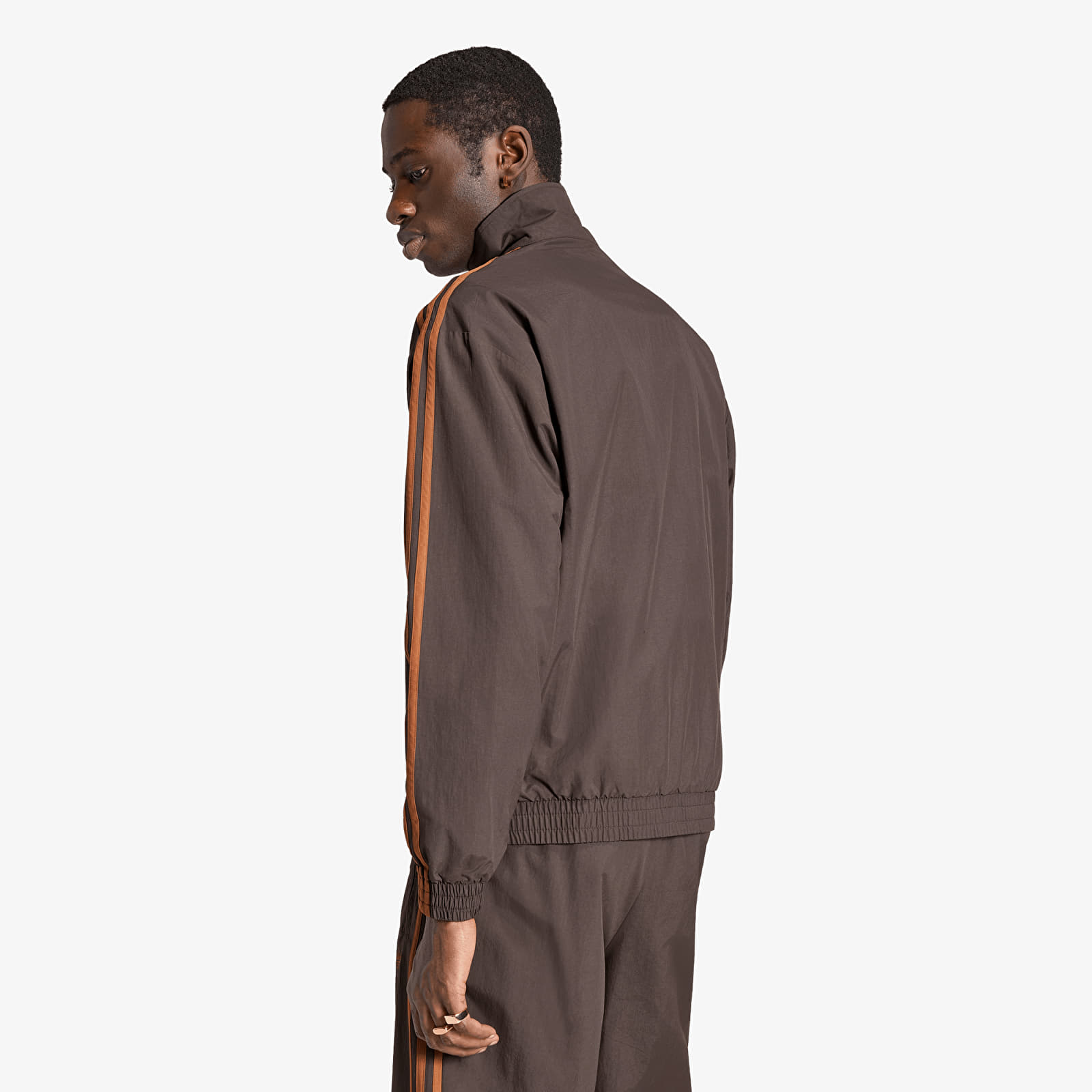 Pánske bundy adidas Firebird Woven Track Top Aurora Coffee