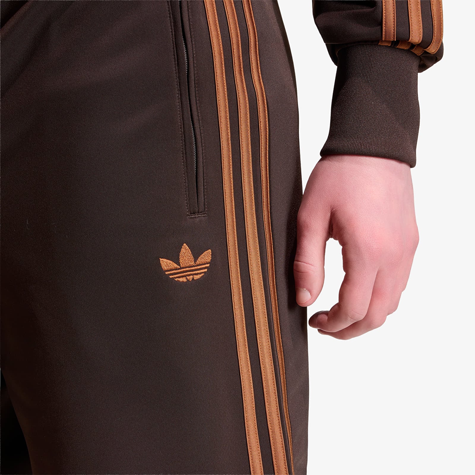 Shorts homme adidas Firebird Shorts Aurora Coffee/ Dusky Bronze