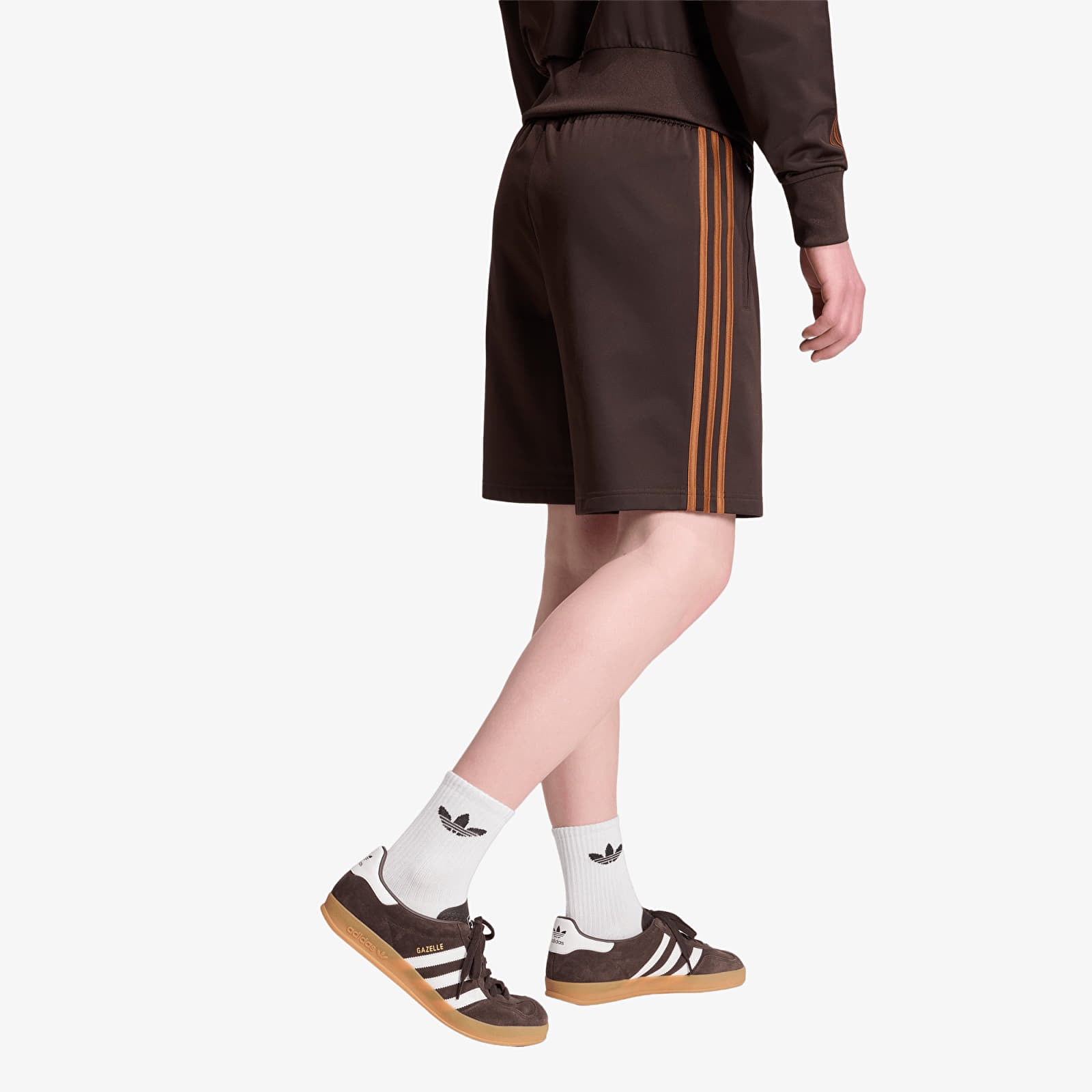 Shorts homme adidas Firebird Shorts Aurora Coffee/ Dusky Bronze