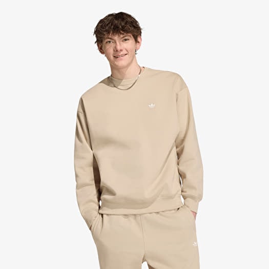 Sweatshirt adidas Trefoil Essentials Loose Crew Sweatshirt Khaki Three