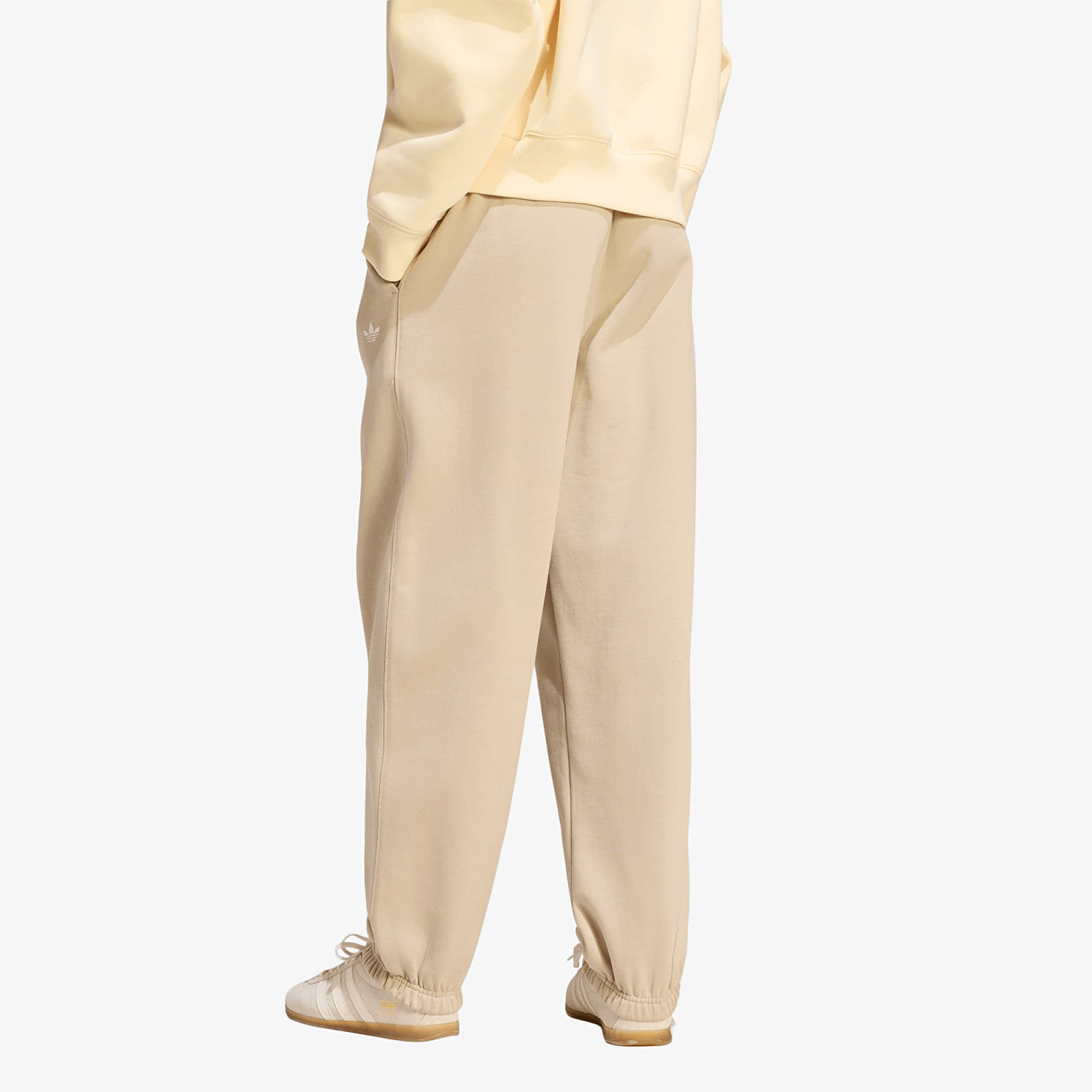 Damen Sweatpants adidas Essentials Loose Fleece Joggers Khaki Three