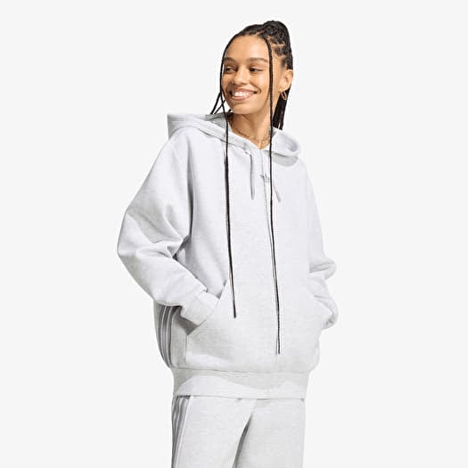 Sweatshirt adidas Spacer Hoodie Light Grey Heather/ Reflective Silver/ Lgh Solid Grey