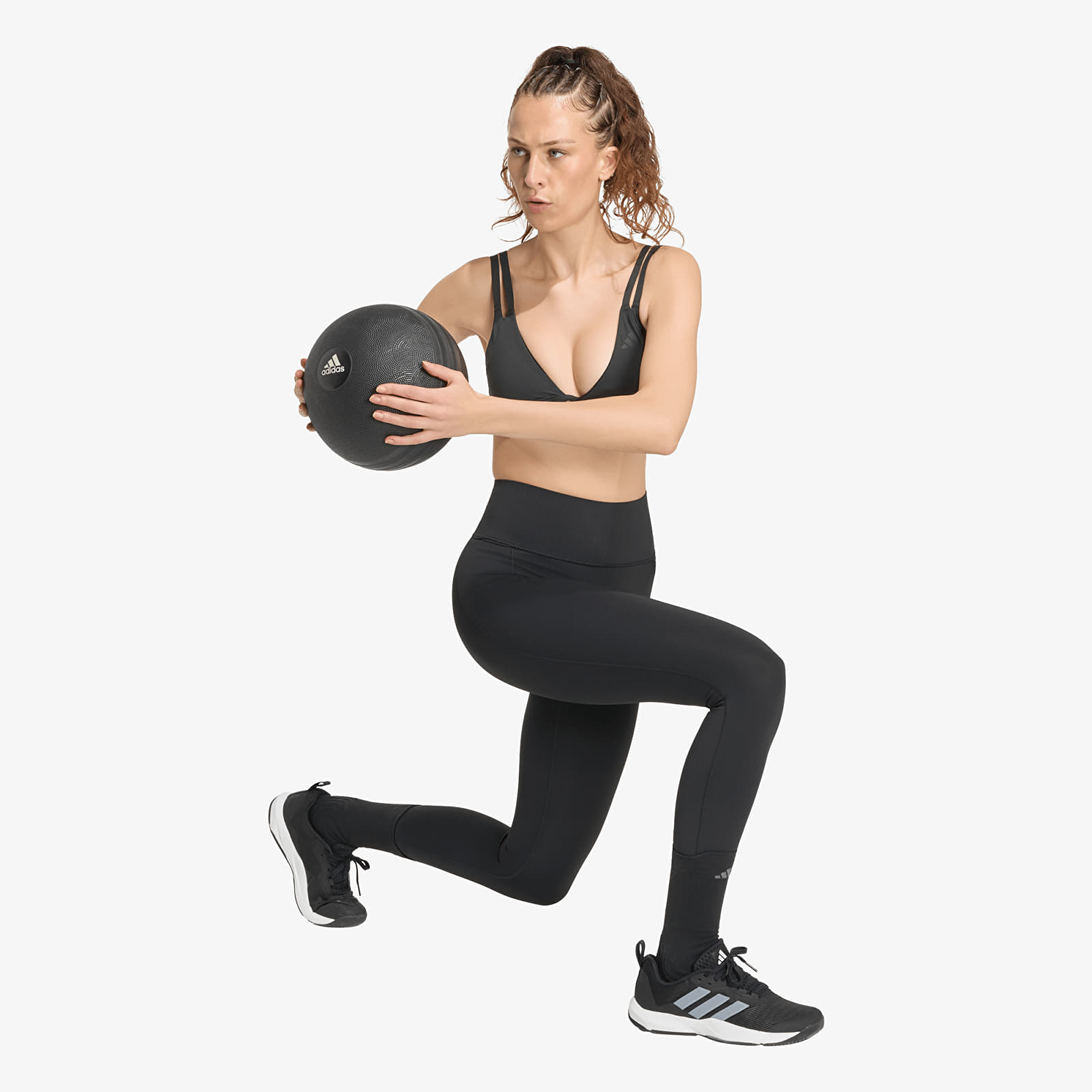 Soutien-gorge  adidas Optimé Workout Reversible Twist Light Support Bra Black