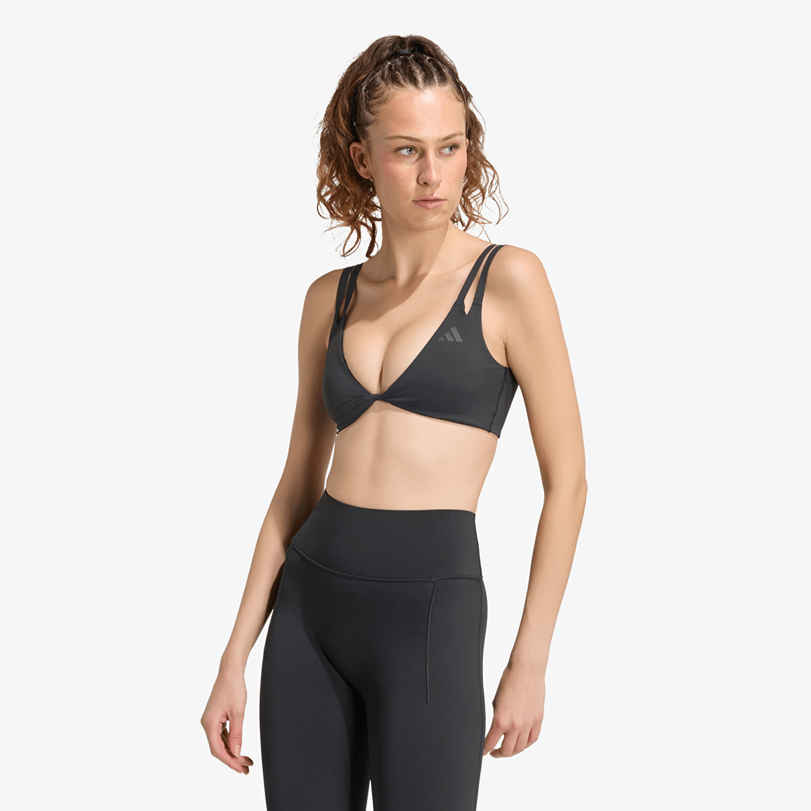 Soutien-gorge  adidas Optimé Workout Reversible Twist Light Support Bra Black