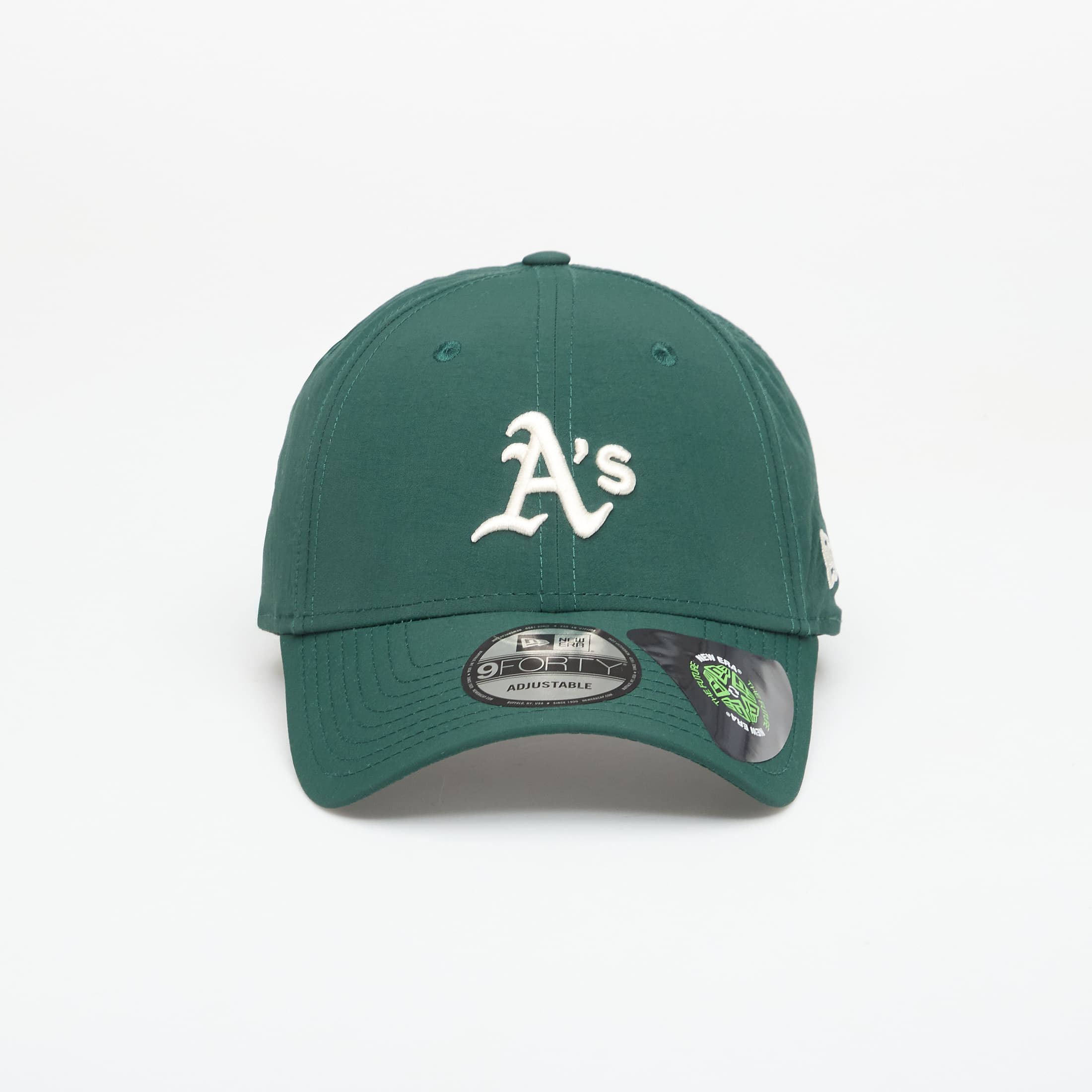 Tappo New Era 9FORTY MLB Recycled Midi Oakland Athletics Dark Green/ Light Cream Universal