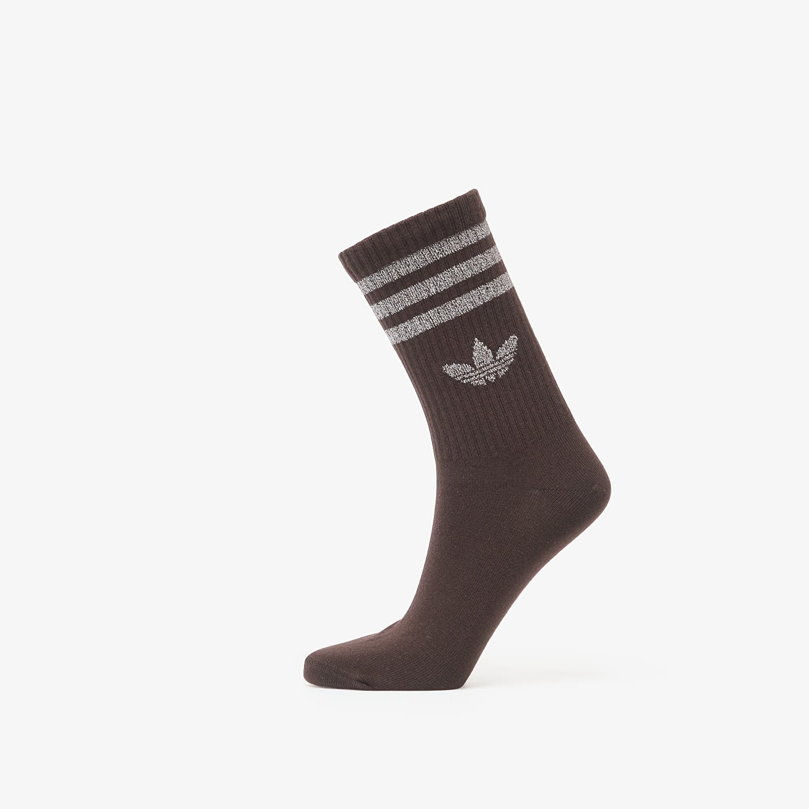 Pánske ponožky adidas 3 Stripes Glitter Crew Socks 3-Pack Off White/ Aurora Coffee