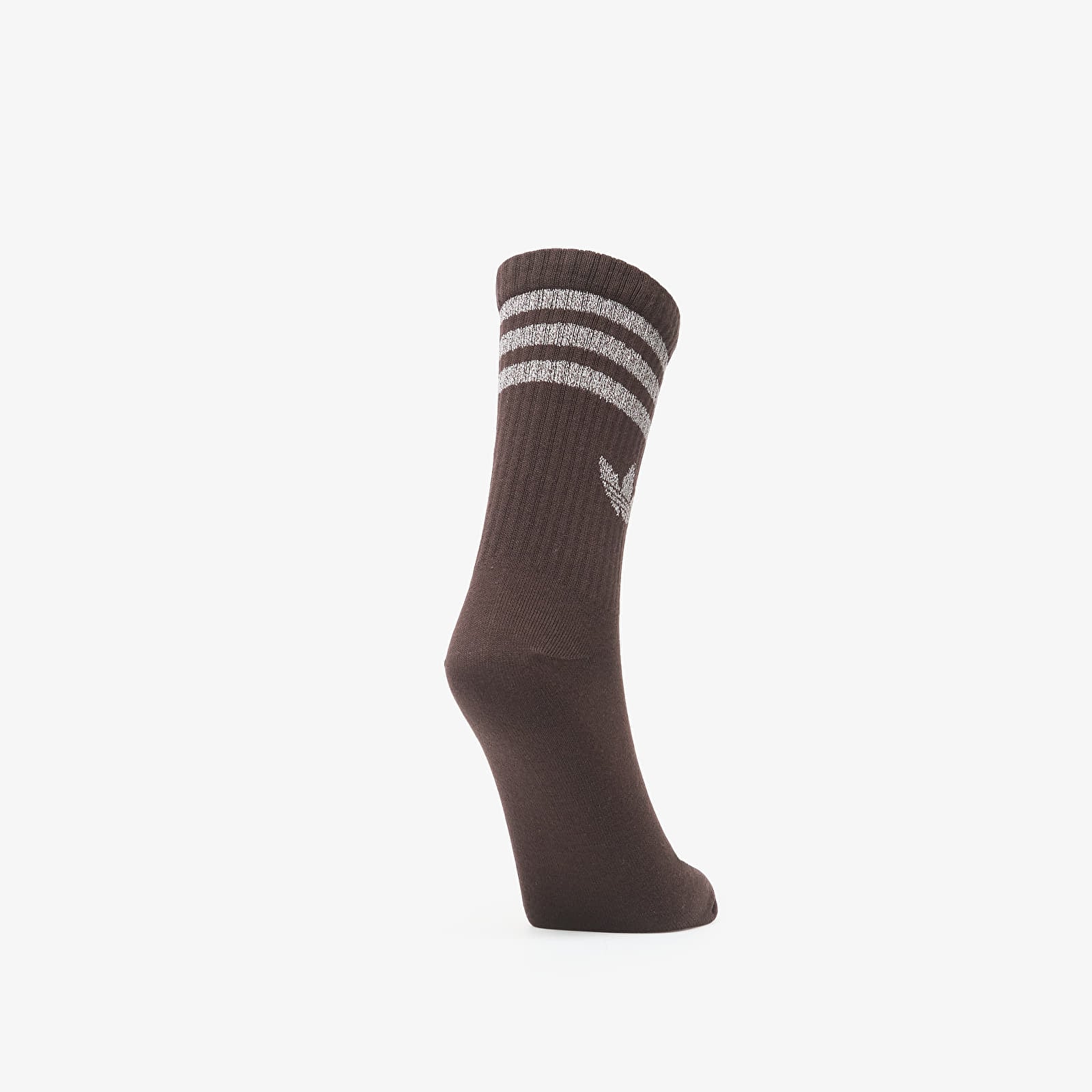 Pánske ponožky adidas 3 Stripes Glitter Crew Socks 3-Pack Off White/ Aurora Coffee
