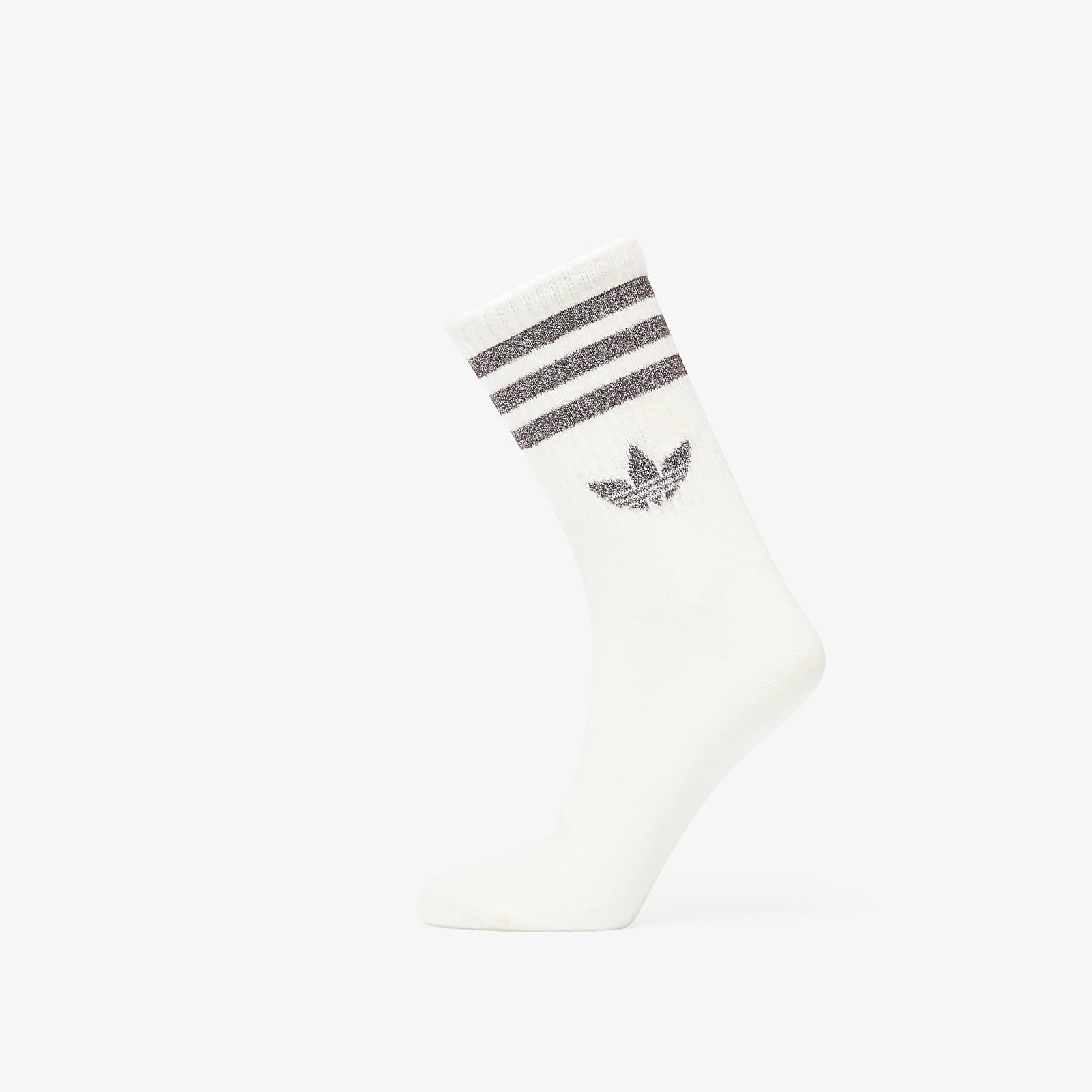 Pánske ponožky adidas 3 Stripes Glitter Crew Socks 3-Pack Off White/ Aurora Coffee