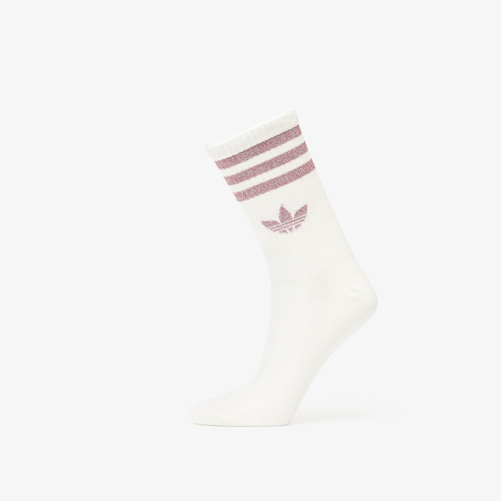 Pánske ponožky adidas 3 Stripes Glitter Crew Socks 3-Pack Off White/ Aurora Coffee