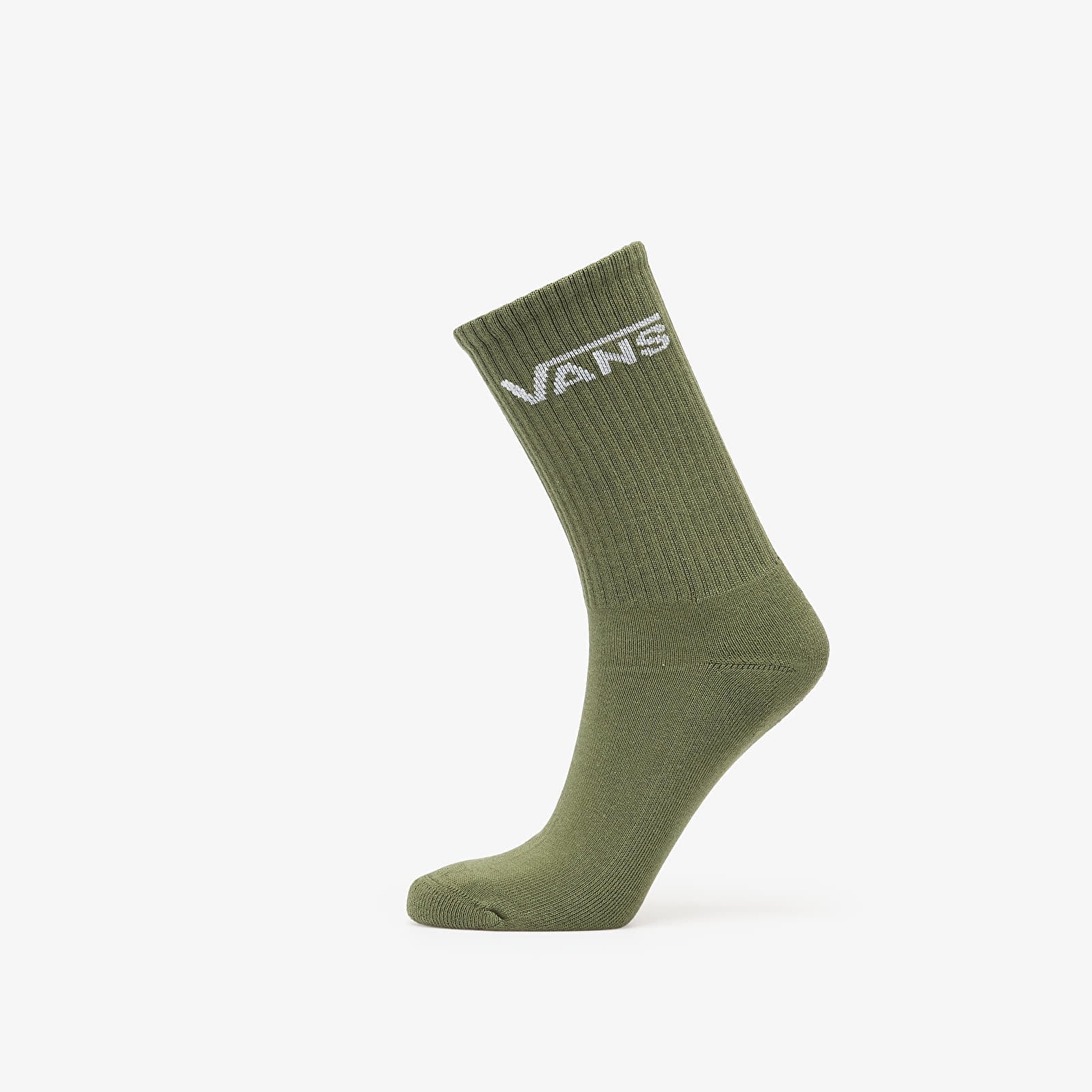 Meias de homem Vans Rox Classic Crew Socks Green/ White/Brown