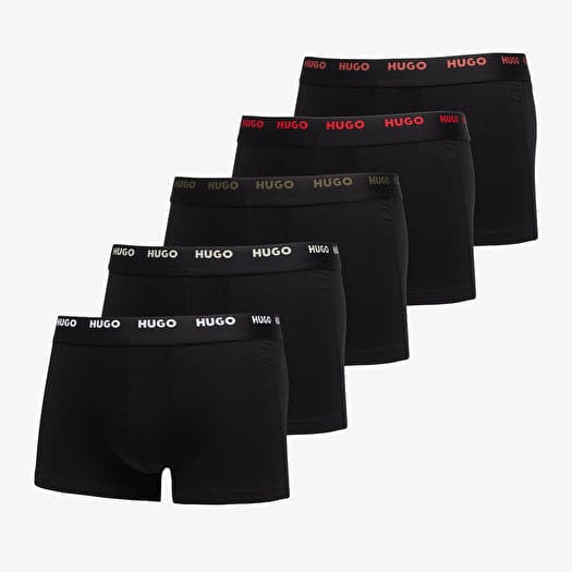 Caleçons Hugo Boss Trunk 5-Pack Black